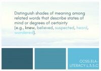 vocabulary strategies for shades of meaning